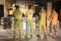 Forças policiais apreendem 3,2 toneladas de maconha em Foz do Iguaçu e Guaíra