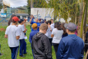Sanepar realiza ações de sustentabilidade com estudantes em manancial de Bituruna