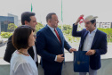  reunião entre o governador Carlos Massa Ratinho Junior e o chefe do governo regional, Jakub Chelstowkski, durante visita da comitiva polonesa à Curitiba. 