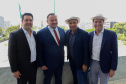  reunião entre o governador Carlos Massa Ratinho Junior e o chefe do governo regional, Jakub Chelstowkski, durante visita da comitiva polonesa à Curitiba. 