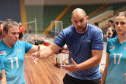 GINÁSIO DO TARUMÃ – Outro destaque do fim de semana do Esporte no Paraná foram as finais da Liga Metropolitana de Handebol, disputadas no Ginásio do Tarumã, um dos principais espaços esportivos pertencente ao Governo do Paraná.