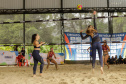 Matinhos, 24 de janeiro de 2024 - Circuito Paranaense de Vôlei de Praia em Matinhos.