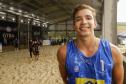 Matinhos, 24 de janeiro de 2024 - Circuito Paranaense de Vôlei de Praia em Matinhos.