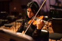 Da fundação às apresentações atuais, mulheres formam pilar fundamental da Orquestra Sinfônica do Paraná. Na foto, Fernanda.