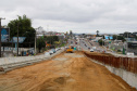 Novo viaduto de São José dos Pinhais atinge marca de 72,7% de execução