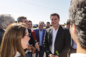 O governador Carlos Massa Ratinho Junior participou nesta quinta-feira (14) do lançamento da pedra fundamental do novo empreendimento do grupo J.Macêdo em Londrina, no Norte do Estado. 