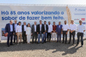 O governador Carlos Massa Ratinho Junior participou nesta quinta-feira (14) do lançamento da pedra fundamental do novo empreendimento do grupo J.Macêdo em Londrina, no Norte do Estado. 