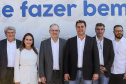 O governador Carlos Massa Ratinho Junior participou nesta quinta-feira (14) do lançamento da pedra fundamental do novo empreendimento do grupo J.Macêdo em Londrina, no Norte do Estado. 