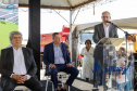 O governador Carlos Massa Ratinho Junior participou nesta quinta-feira (14) do lançamento da pedra fundamental do novo empreendimento do grupo J.Macêdo em Londrina, no Norte do Estado. 