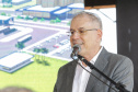 O governador Carlos Massa Ratinho Junior participou nesta quinta-feira (14) do lançamento da pedra fundamental do novo empreendimento do grupo J.Macêdo em Londrina, no Norte do Estado. 
