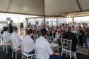 O governador Carlos Massa Ratinho Junior participou nesta quinta-feira (14) do lançamento da pedra fundamental do novo empreendimento do grupo J.Macêdo em Londrina, no Norte do Estado. 