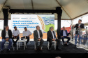 O governador Carlos Massa Ratinho Junior participou nesta quinta-feira (14) do lançamento da pedra fundamental do novo empreendimento do grupo J.Macêdo em Londrina, no Norte do Estado. 
