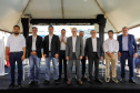 O governador Carlos Massa Ratinho Junior participou nesta quinta-feira (14) do lançamento da pedra fundamental do novo empreendimento do grupo J.Macêdo em Londrina, no Norte do Estado. 