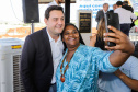 O governador Carlos Massa Ratinho Junior participou nesta quinta-feira (14) do lançamento da pedra fundamental do novo empreendimento do grupo J.Macêdo em Londrina, no Norte do Estado. 