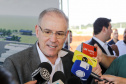 O governador Carlos Massa Ratinho Junior participou nesta quinta-feira (14) do lançamento da pedra fundamental do novo empreendimento do grupo J.Macêdo em Londrina, no Norte do Estado. 