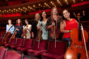 Da fundação às apresentações atuais, mulheres formam pilar fundamental da Orquestra Sinfônica do Paraná. Na foto, Fernanda.