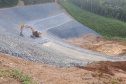 DER/PR está recuperando rodovia de Rio Branco do Sul atingida pelas chuvas 