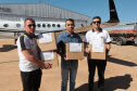  	Aeronave da Casa Militar leva alimentação especial para crianças hospitalizadas no Rio Grande do Sul
