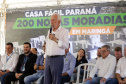 Com apoio do Estado, 200 moradores de Maringá ganham as chaves da casa própria