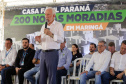 Com apoio do Estado, 200 moradores de Maringá ganham as chaves da casa própria
