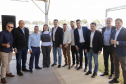 Carambeí, 13 de junho de 2024 - O governador Carlos Massa Ratinho Jr visita a nova fábrica de garrafas da Ambev, que está sendo construída em Carambeí, nos Campos Gerais.