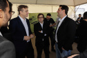 Carambeí, 13 de junho de 2024 - O governador Carlos Massa Ratinho Jr visita a nova fábrica de garrafas da Ambev, que está sendo construída em Carambeí, nos Campos Gerais.