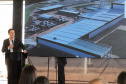 Carambeí, 13 de junho de 2024 - O governador Carlos Massa Ratinho Jr visita a nova fábrica de garrafas da Ambev, que está sendo construída em Carambeí, nos Campos Gerais.