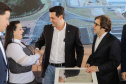 Carambeí, 13 de junho de 2024 - O governador Carlos Massa Ratinho Jr visita a nova fábrica de garrafas da Ambev, que está sendo construída em Carambeí, nos Campos Gerais.