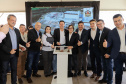 Carambeí, 13 de junho de 2024 - O governador Carlos Massa Ratinho Jr visita a nova fábrica de garrafas da Ambev, que está sendo construída em Carambeí, nos Campos Gerais.