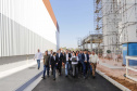 Carambeí, 13 de junho de 2024 - O governador Carlos Massa Ratinho Jr visita a nova fábrica de garrafas da Ambev, que está sendo construída em Carambeí, nos Campos Gerais.