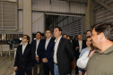 Carambeí, 13 de junho de 2024 - O governador Carlos Massa Ratinho Jr visita a nova fábrica de garrafas da Ambev, que está sendo construída em Carambeí, nos Campos Gerais.
