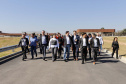 Carambeí, 13 de junho de 2024 - O governador Carlos Massa Ratinho Jr visita a nova fábrica de garrafas da Ambev, que está sendo construída em Carambeí, nos Campos Gerais.