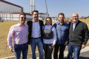 Carambeí, 13 de junho de 2024 - O governador Carlos Massa Ratinho Jr visita a nova fábrica de garrafas da Ambev, que está sendo construída em Carambeí, nos Campos Gerais.