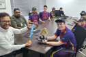 Fomento Paraná recebe equipe de estudantes que participaram de torneio internacional de robótica