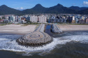 Obras de revitalização da orla de Matinhos alcançam 94,21% no mês de maio