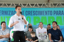 O governador Carlos Massa Ratinho Junior anunciou neste sábado (22), no balneário de Praia de Leste, o projeto de modernização da orla de Pontal do Paraná e um pacote de investimentos para a cidade que ultrapassará R$ 96 milhões