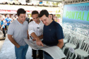 O governador Carlos Massa Ratinho Junior anunciou neste sábado (22), no balneário de Praia de Leste, o projeto de modernização da orla de Pontal do Paraná e um pacote de investimentos para a cidade que ultrapassará R$ 96 milhões