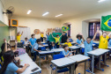 Aula de globalização: escolas estaduais mobilizaram alunos para a abertura das Olimpíadas