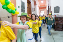 Aula de globalização: escolas estaduais mobilizaram alunos para a abertura das Olimpíadas