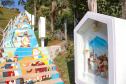 Escadaria Morro do Cristo Uniao da Vitória Foto Gilson Abreu