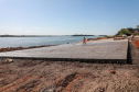 OBRAS NO NOROESTE – O Governo do Estado tem investido na melhoria de infraestrutura dos municípios da região Noroeste com o objetivo de potencializar o turismo às margens do Rio Paraná. 