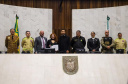 Forças de segurança do Paraná que atuaram em ações no Rio Grande do Sul são homenageadas