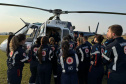 Sesa realiza curso de operador de suporte médico para atendimentos com helicópteros no Paraná