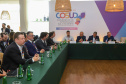 Grupo de Trabalho nesta sexta-feira (9) da 11ª edição do Consórcio de Integração Sul e Sudeste (Cosud), no Espirito Santo.