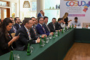 Grupo de Trabalho nesta sexta-feira (9) da 11ª edição do Consórcio de Integração Sul e Sudeste (Cosud), no Espirito Santo.