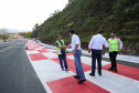 PR-170 Pinhão área de escape Governador vistoria nova área de escape da PR-170 em Pinhão