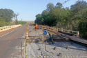 Com investimento de R$ 500 mil, DER/PR reforma ponte em rodovia entre Palotina e Terra Roxa