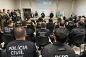 PCPR prende 57 pessoas em três megaoperações simultâneas contra o crime organizado