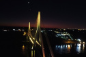 Ponte da Integração Brasil – Paraguai ganha iluminação amarela durante setembro 
