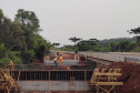 PR-445 terá pare e siga nos próximos dias para içamento de vigas em pontes e viadutos 